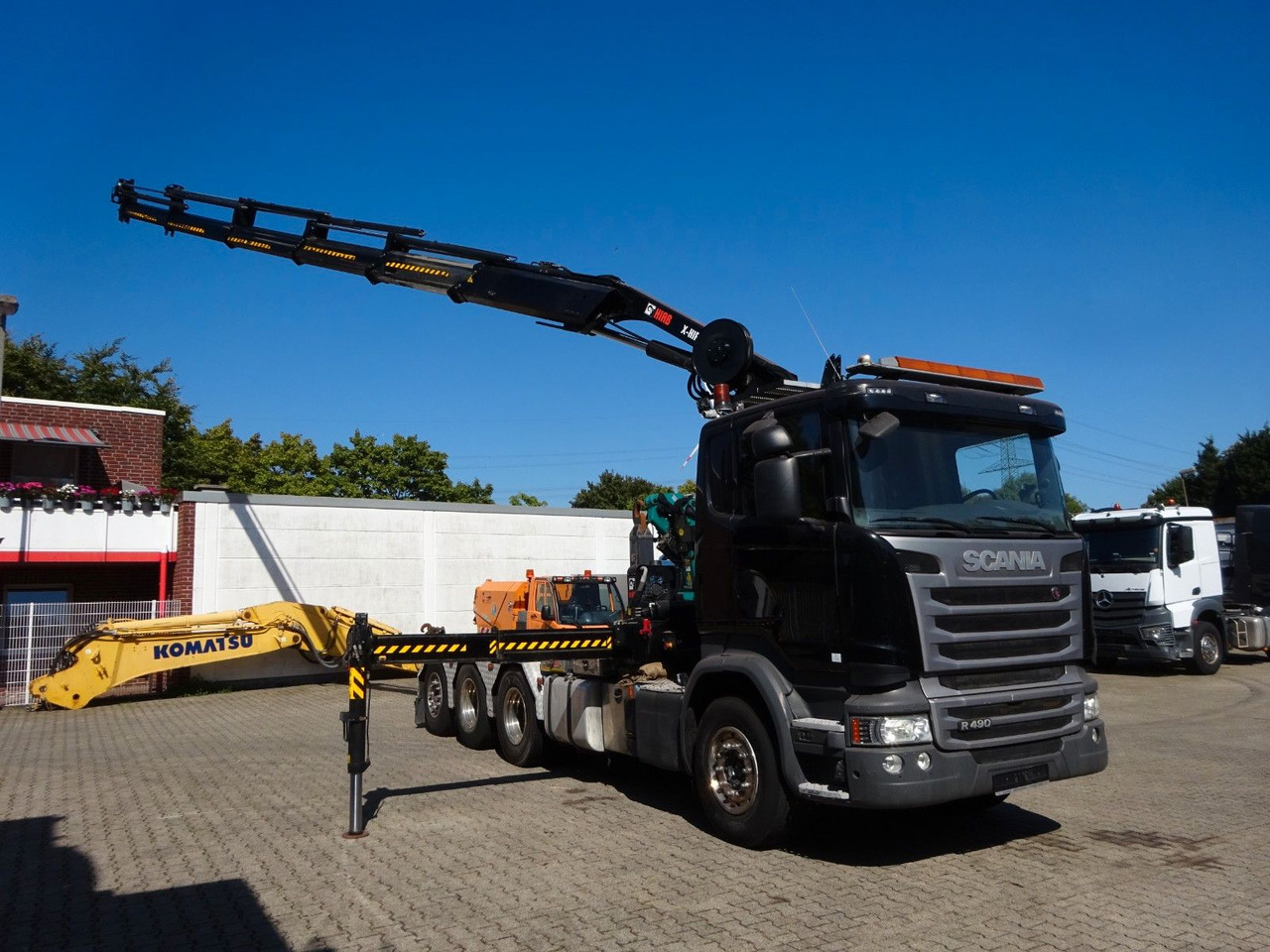 Scania R490 Abroller + HIAB 302E-6 Bj.2021 !Kran TRIDEM Scania R490 Abroller + HIAB 302E-6 Bj.2021 !Kran TRIDEM - Camión grúa, Camión multibasculante: foto 3 Scania R490 Abroller + HIAB 302E-6 Bj.2021 !Kran TRIDEM Scania R490 Abroller + HIAB 302E-6 Bj.2021 !Kran TRIDEM - Camión grúa, Camión multibasculante: foto 3