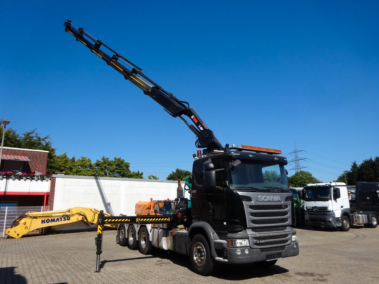 Scania R490 Abroller + HIAB 302E-6 Bj.2021 !Kran TRIDEM Scania R490 Abroller + HIAB 302E-6 Bj.2021 !Kran TRIDEM - Camión multibasculante, Camión grúa: foto 1 Scania R490 Abroller + HIAB 302E-6 Bj.2021 !Kran TRIDEM Scania R490 Abroller + HIAB 302E-6 Bj.2021 !Kran TRIDEM - Camión multibasculante, Camión grúa: foto 1