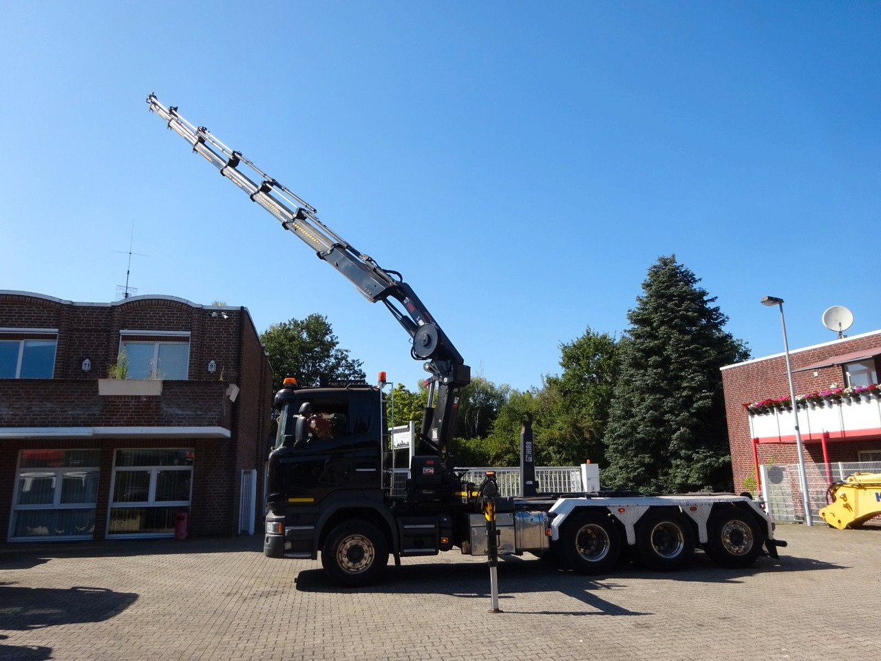 Scania R490 Abroller + HIAB 302E-6 Bj.2021 !Kran TRIDEM Scania R490 Abroller + HIAB 302E-6 Bj.2021 !Kran TRIDEM - Camión grúa, Camión multibasculante: foto 1 Scania R490 Abroller + HIAB 302E-6 Bj.2021 !Kran TRIDEM Scania R490 Abroller + HIAB 302E-6 Bj.2021 !Kran TRIDEM - Camión grúa, Camión multibasculante: foto 1