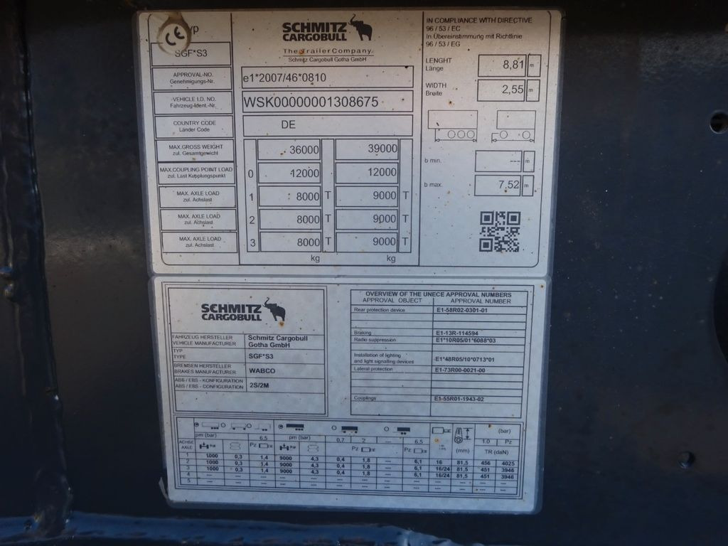 Semirremolque volquete Schmitz Cargobull Kippauflieger SKI24 mit 3 Achsen: foto 13