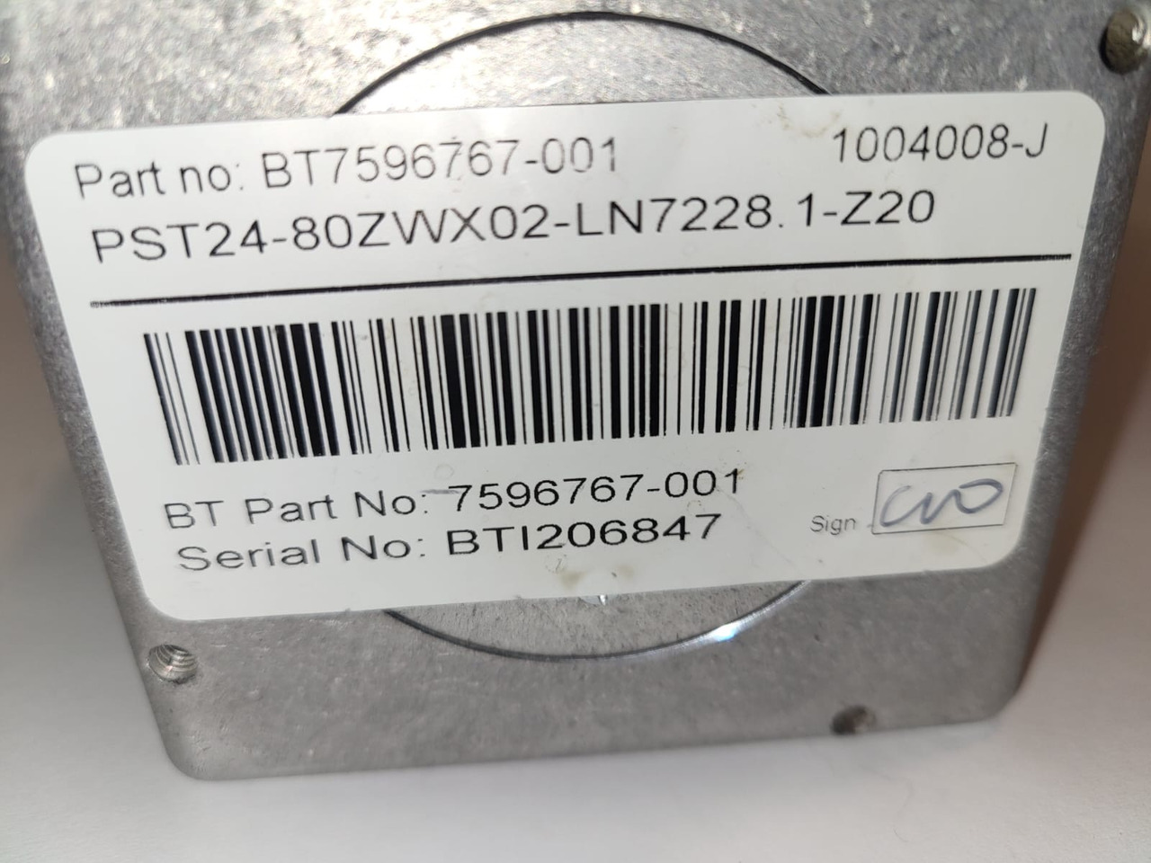 BT steering motor 7596767001 - Recambio para Equipo de manutención: foto 1 BT steering motor 7596767001 - Recambio para Equipo de manutención: foto 1