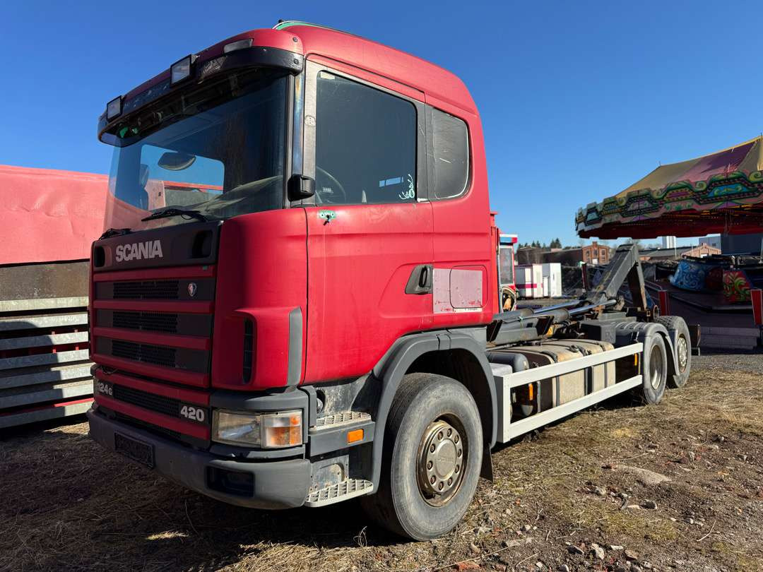 2003 Scania R 124 GB6X2 / Krokløfter - Camión multibasculante: foto 1 2003 Scania R 124 GB6X2 / Krokløfter - Camión multibasculante: foto 1