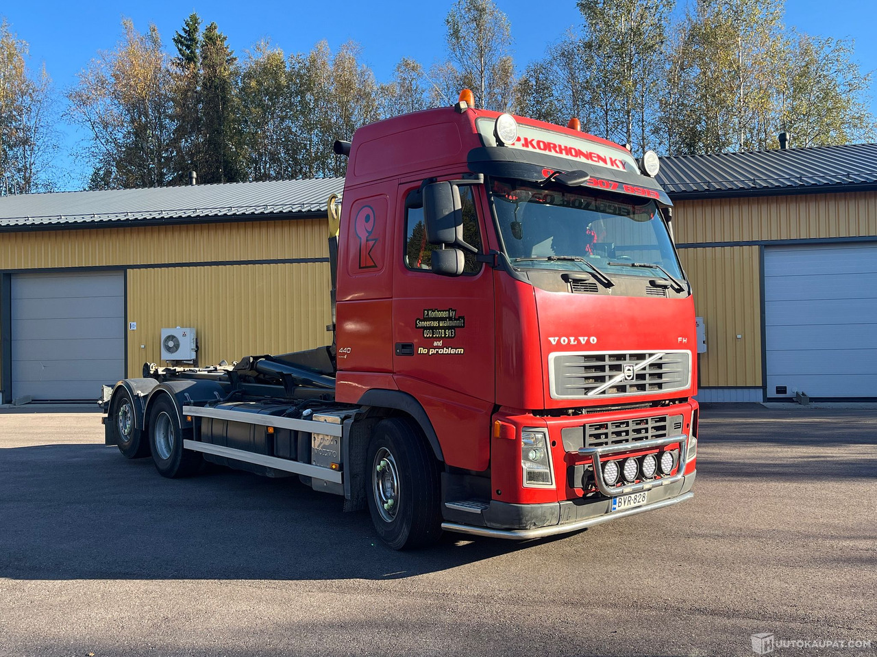 Camión Volvo FH13 440, Koukkulava kuorma-auto, 2007, Todella siistikuntoinen, Lohja: foto 6