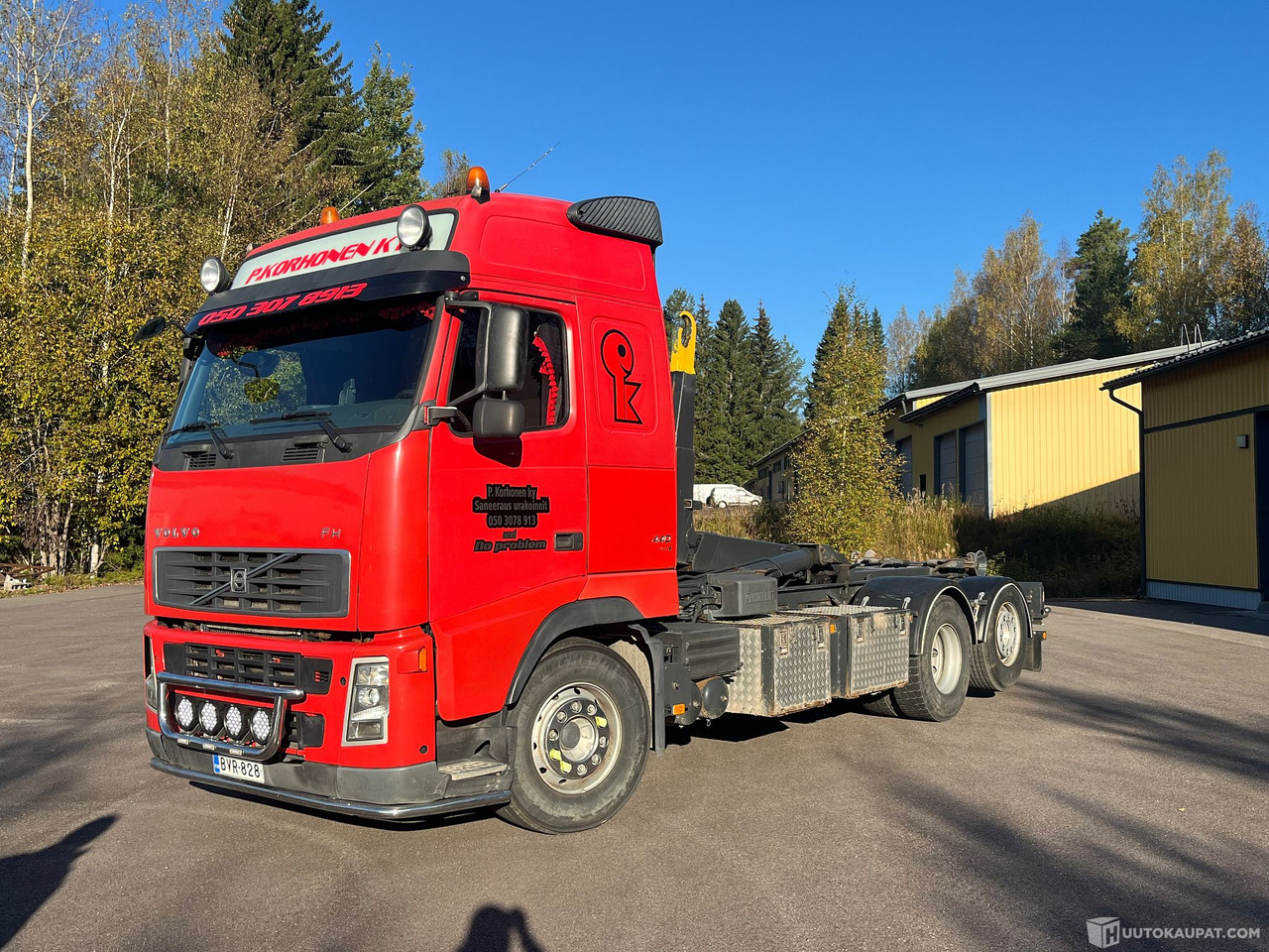 Camión Volvo FH13 440, Koukkulava kuorma-auto, 2007, Todella siistikuntoinen, Lohja: foto 8
