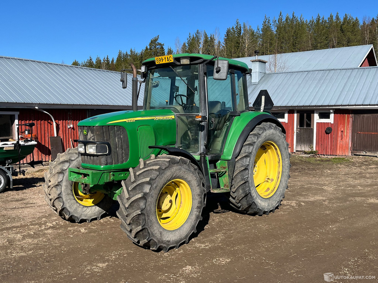 John Deere 6320, traktori, vain 4050h ajettu, 2003, Kouvola - Tractor: foto 1 John Deere 6320, traktori, vain 4050h ajettu, 2003, Kouvola - Tractor: foto 1