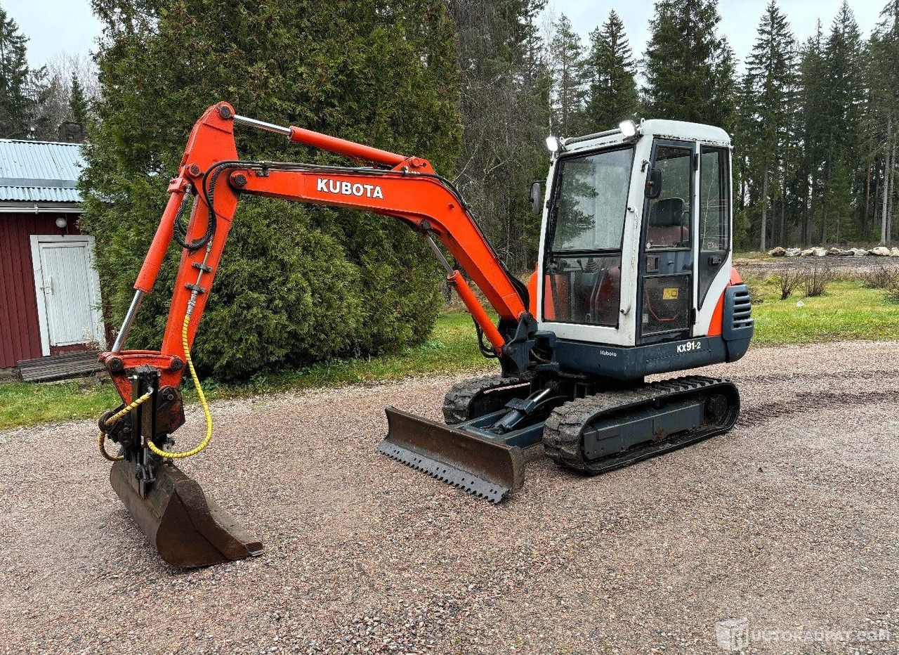 Kubota Kx91-2, 1998, Diesel, 6 390 h Kaivinkone, Askola - Miniexcavadora: foto 1 Kubota Kx91-2, 1998, Diesel, 6 390 h Kaivinkone, Askola - Miniexcavadora: foto 1