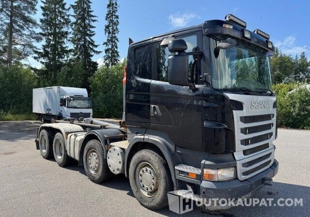 Scania R500 V8, Koukkulavakuorma-auto, 2010, Nakkila - Camión multibasculante: foto 2 Scania R500 V8, Koukkulavakuorma-auto, 2010, Nakkila - Camión multibasculante: foto 2