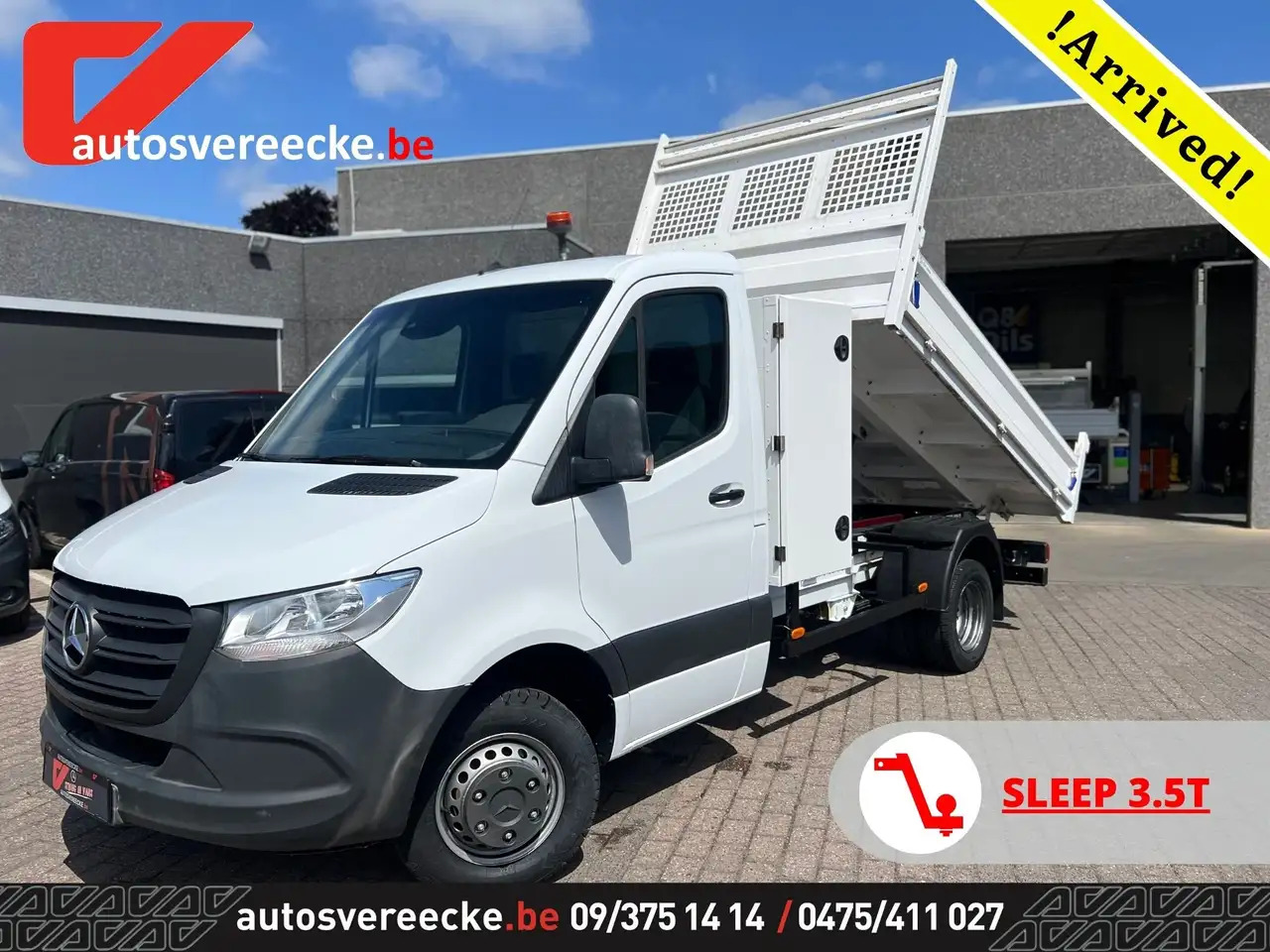 Mercedes-Benz Sprinter 515 KIPPER (38.500€ex) MTM 7.000kg Rijbewijs B - Furgoneta basculante: foto 1 Mercedes-Benz Sprinter 515 KIPPER (38.500€ex) MTM 7.000kg Rijbewijs B - Furgoneta basculante: foto 1