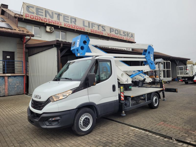Iveco Daily 35S14 nowy podnośnik koszowy 20 m Socage ForSte 20D SPEED - Camión con plataforma elevadora: foto 1 Iveco Daily 35S14 nowy podnośnik koszowy 20 m Socage ForSte 20D SPEED - Camión con plataforma elevadora: foto 1