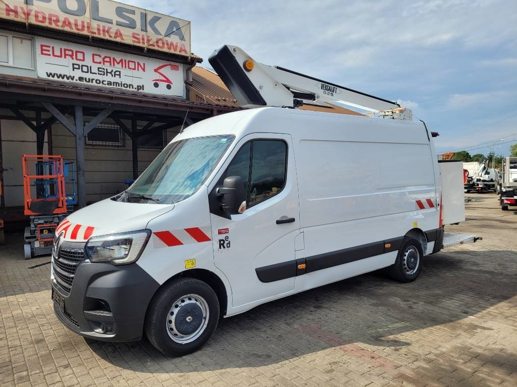 Camión con plataforma elevadora VERSALIFT ETL-32-125 Renault Master 12,5 m bcuket truck boom: foto 1