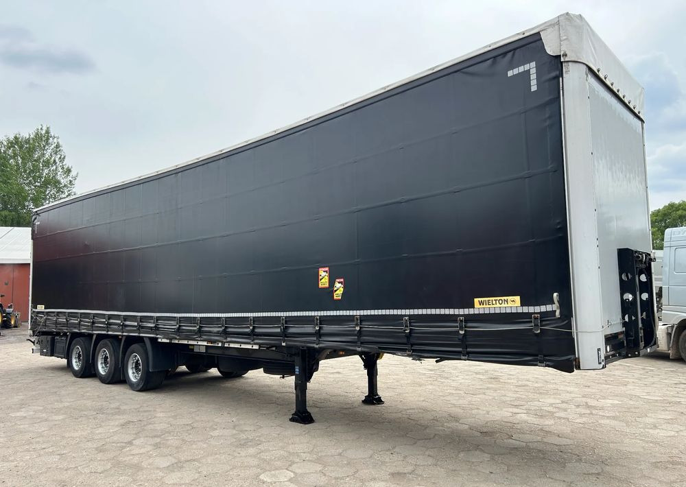 Wielton FIRANKA / MEGA R 19.5 / OSIE SAF INTRAX / 2015 ROK / 2 SZTUKI !! - Semirremolque lona: foto 1 Wielton FIRANKA / MEGA R 19.5 / OSIE SAF INTRAX / 2015 ROK / 2 SZTUKI !! - Semirremolque lona: foto 1