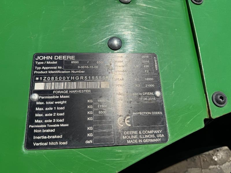 JOHN DEERE 8500 - Cosechadora de forraje: foto 4 JOHN DEERE 8500 - Cosechadora de forraje: foto 4