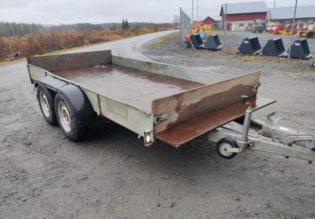 Remolque plataforma/ Caja abierta Kärppä Teliperäkärry jarrullinen: foto 13