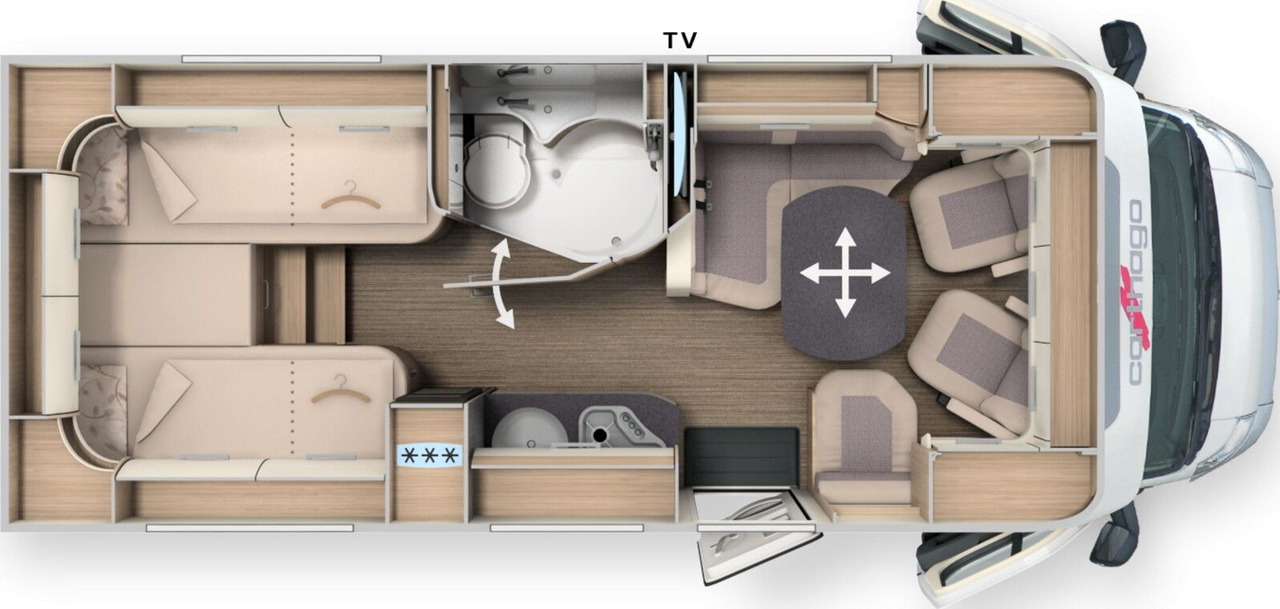 Carthago C1-tourer T 143 KB LE comfort 2025 *MB*LED*2xTV* - Autocaravana perfilada: foto 2 Carthago C1-tourer T 143 KB LE comfort 2025 *MB*LED*2xTV* - Autocaravana perfilada: foto 2