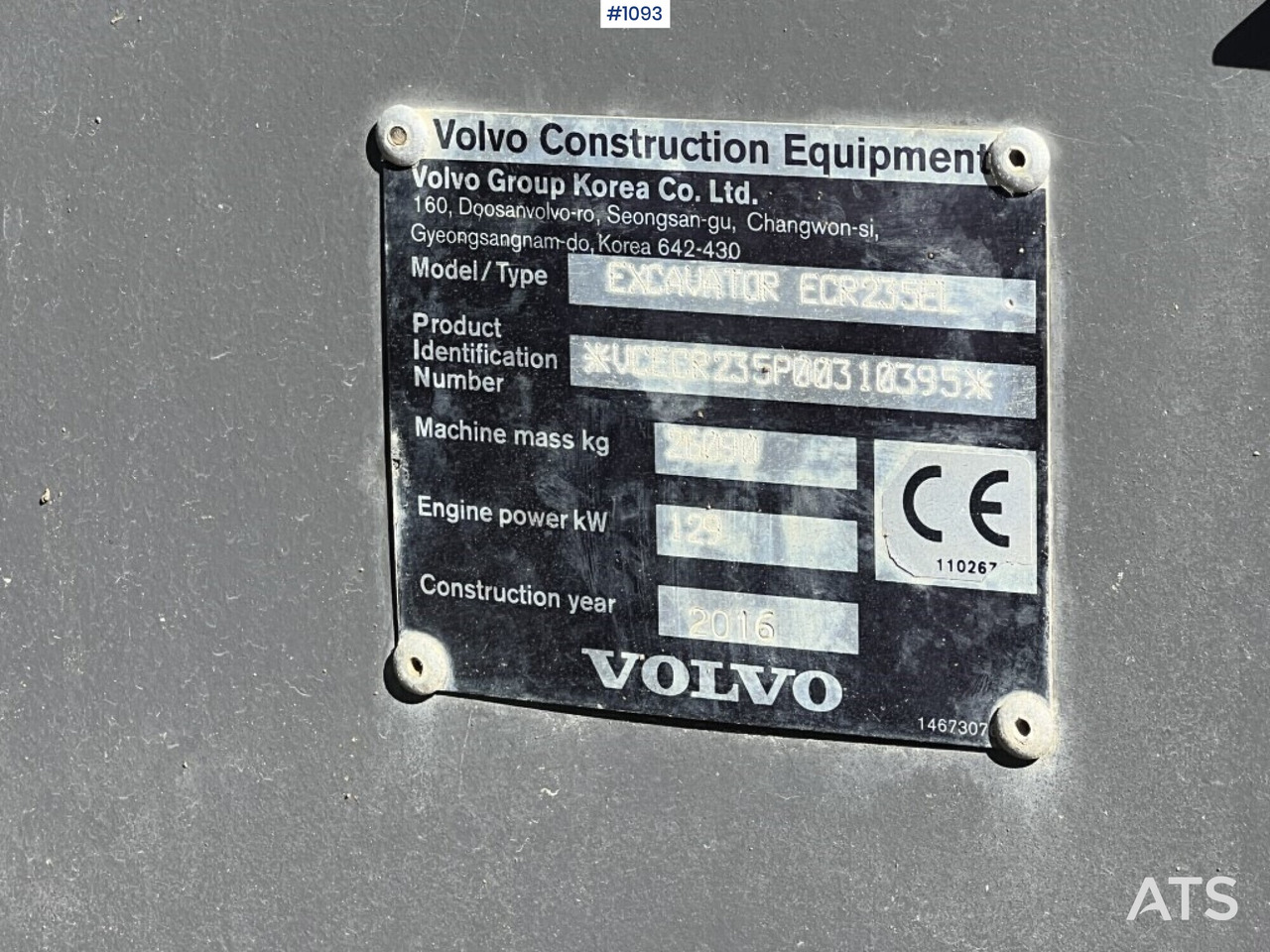 Retroexcavadora Volvo ECR 235 EL: foto 19