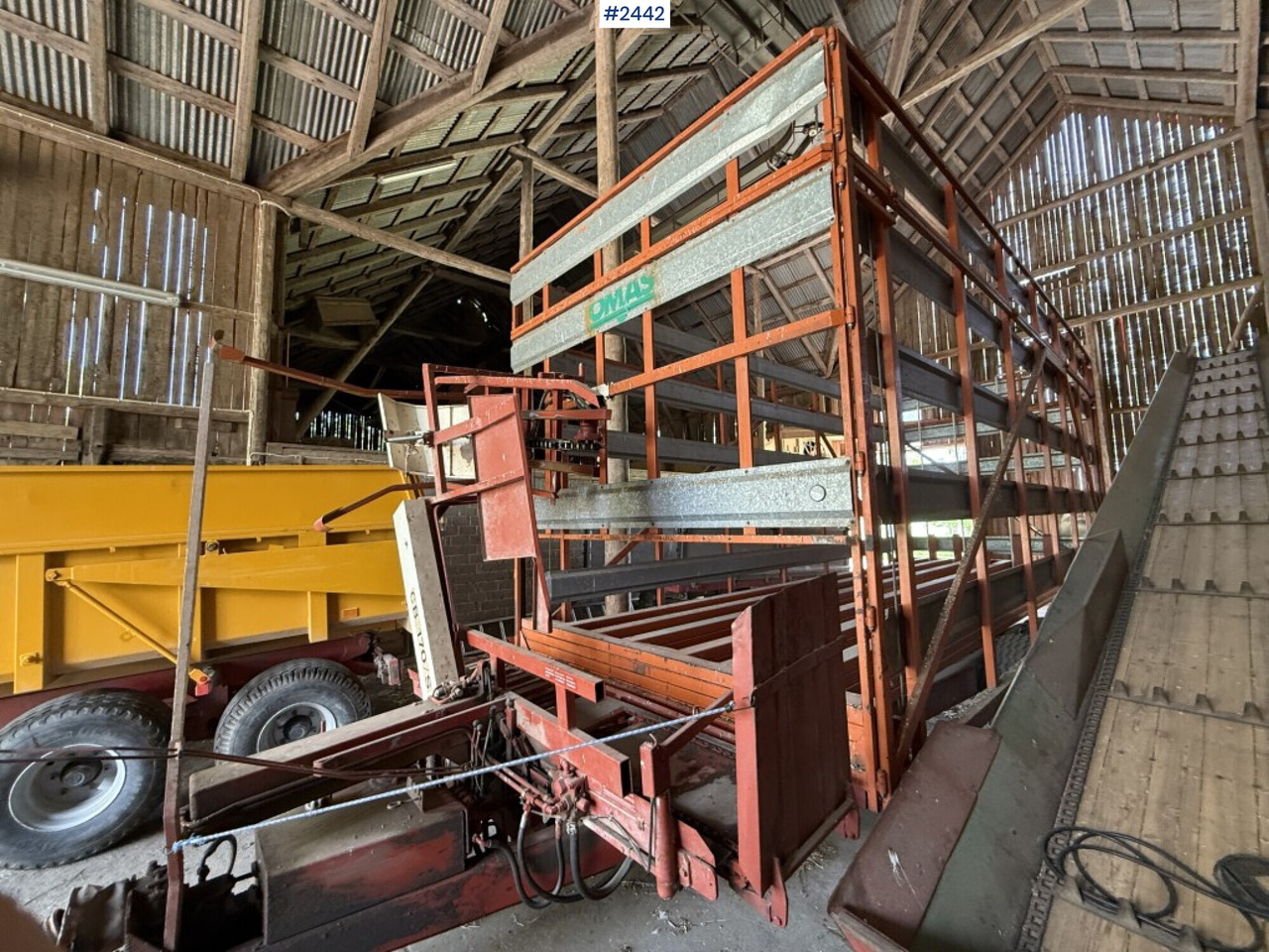 Self-loading trailer small bale Omas CB170 S - Maquinaria de henificación: foto 2 Self-loading trailer small bale Omas CB170 S - Maquinaria de henificación: foto 2