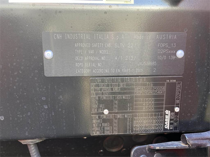 Leasing de Case IH Puma 165 CVX Drive Case IH Puma 165 CVX Drive: foto 10