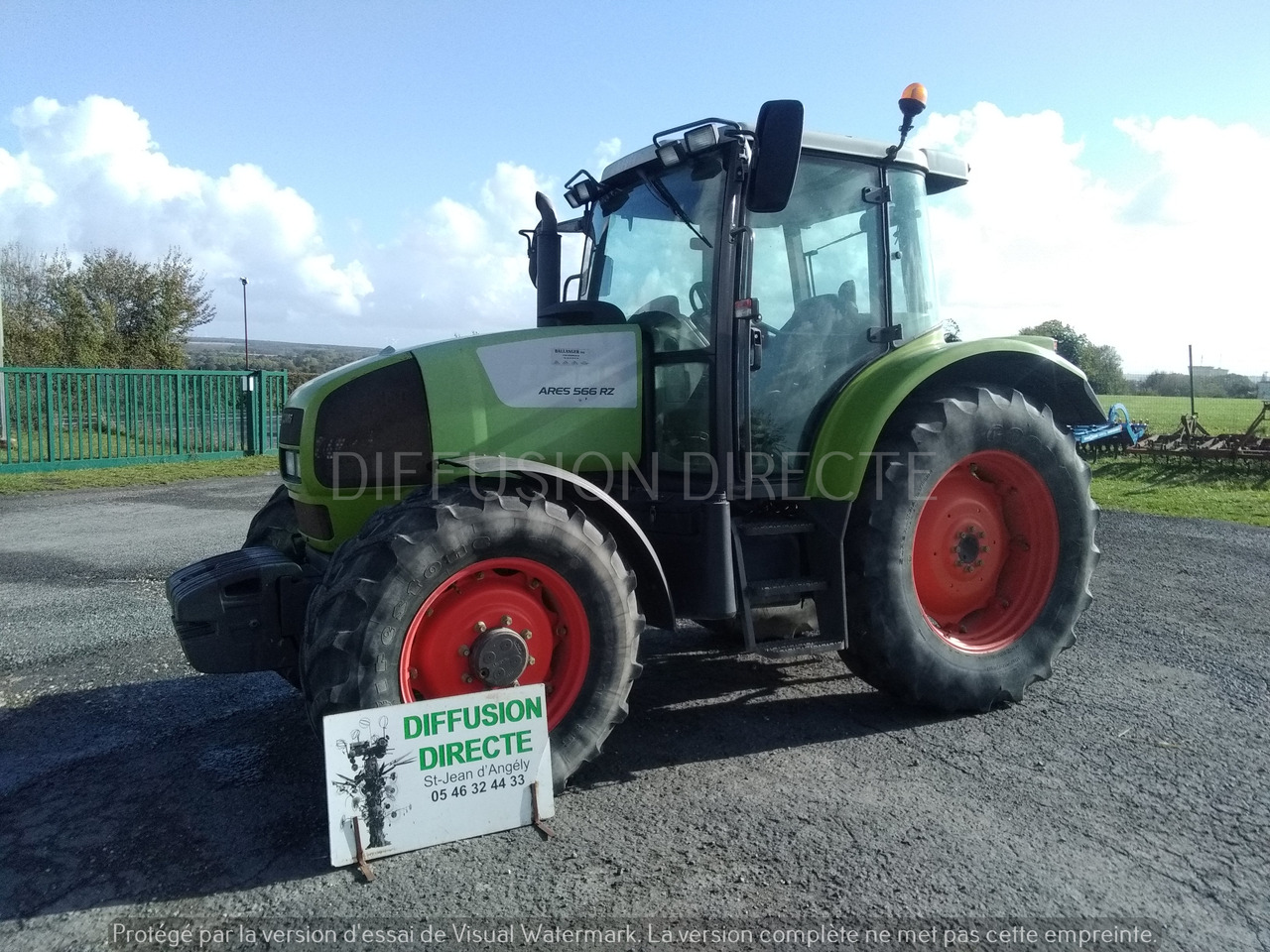 CLAAS TRACTEUR AGRICOLE ARES 566 RZ - Tractor: foto 1 CLAAS TRACTEUR AGRICOLE ARES 566 RZ - Tractor: foto 1