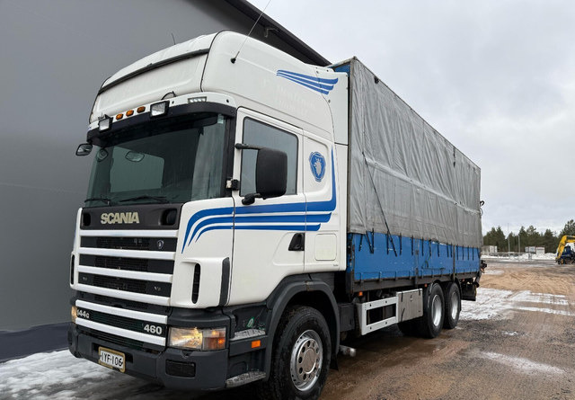 Scania 144G 6x2 *Juuri Katsastettu* - Camión grúa: foto 2 Scania 144G 6x2 *Juuri Katsastettu* - Camión grúa: foto 2