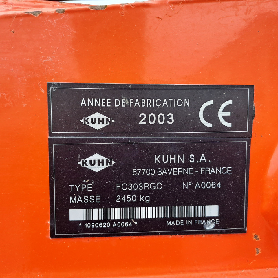 KUHN FC 303 RGC - Segadora: foto 2 KUHN FC 303 RGC - Segadora: foto 2