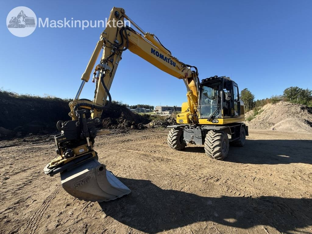 Komatsu PW 160 - Excavadora de ruedas: foto 1 Komatsu PW 160 - Excavadora de ruedas: foto 1