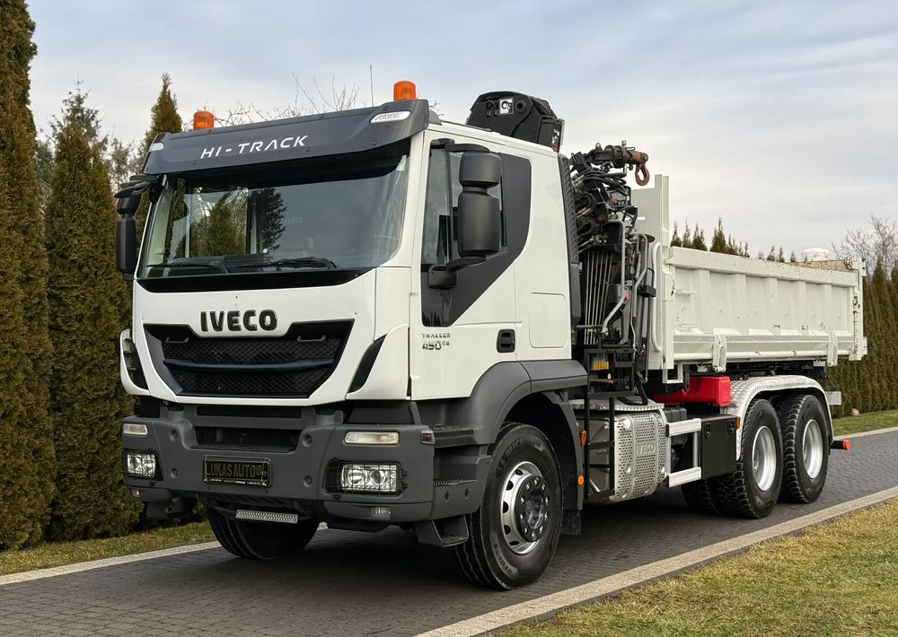 Iveco TRAKKER 450 6X4 PODWÓJNA HYDRO-BURTA HIAB 104 - Camión volquete, Camión grúa: foto 5 Iveco TRAKKER 450 6X4 PODWÓJNA HYDRO-BURTA HIAB 104 - Camión volquete, Camión grúa: foto 5