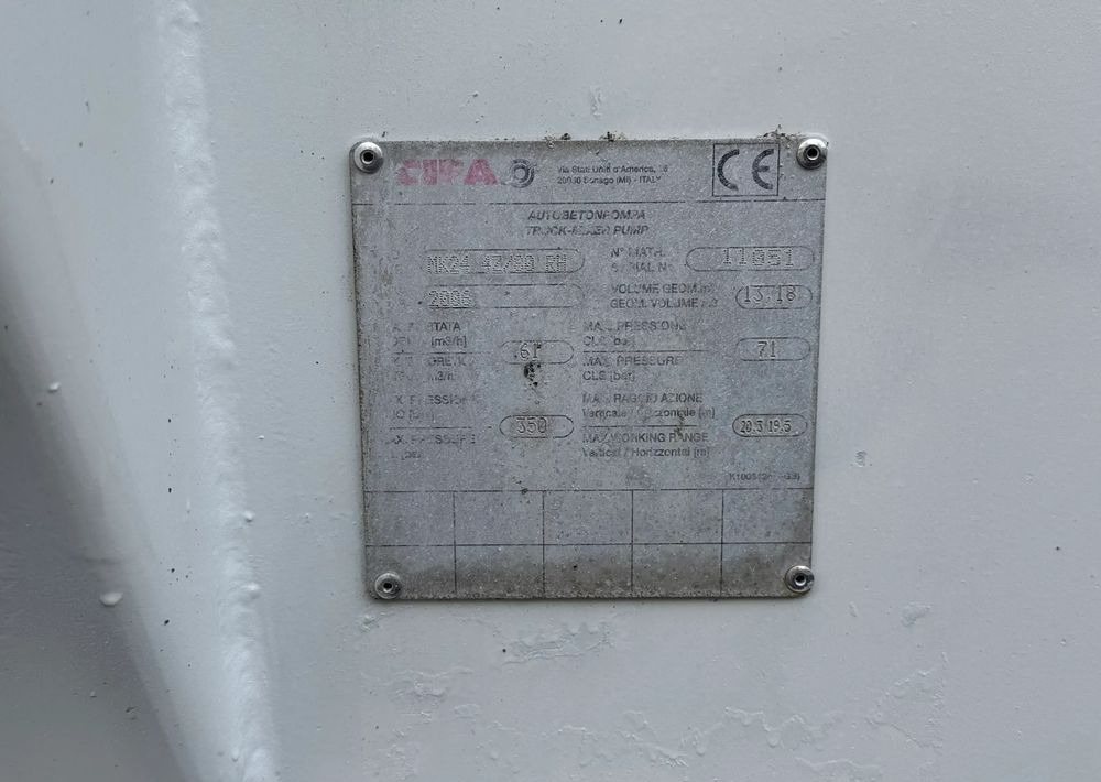 Leasing de Mercedes-Benz ACTROS 3241 8X4 CIFA24 7m3 Mercedes-Benz ACTROS 3241 8X4 CIFA24 7m3: foto 18 Leasing de Mercedes-Benz ACTROS 3241 8X4 CIFA24 7m3 Mercedes-Benz ACTROS 3241 8X4 CIFA24 7m3: foto 18