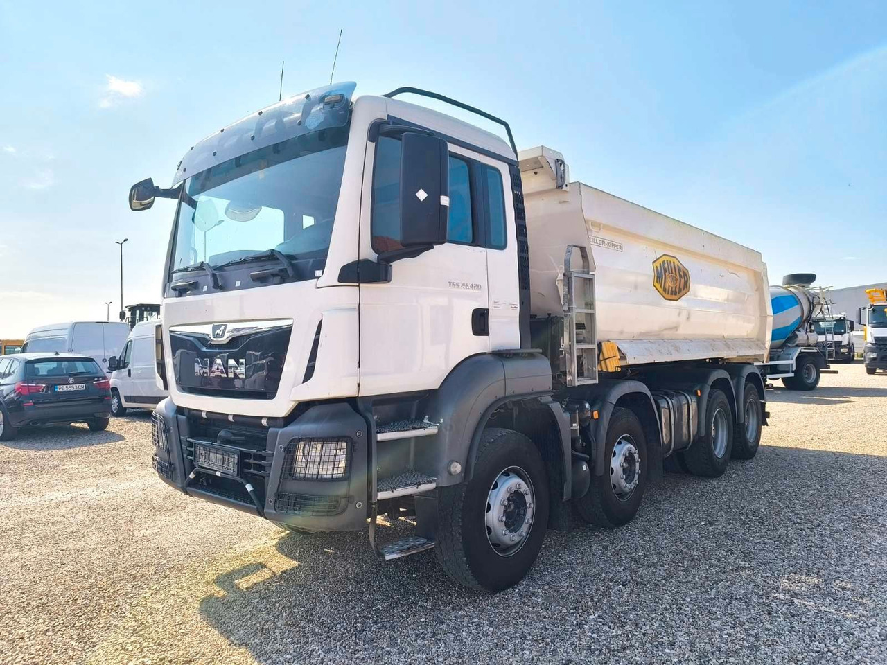 MAN TGS 41.420 MEILLER KIPPER - Camión portacontenedor de cadenas: foto 3 MAN TGS 41.420 MEILLER KIPPER - Camión portacontenedor de cadenas: foto 3