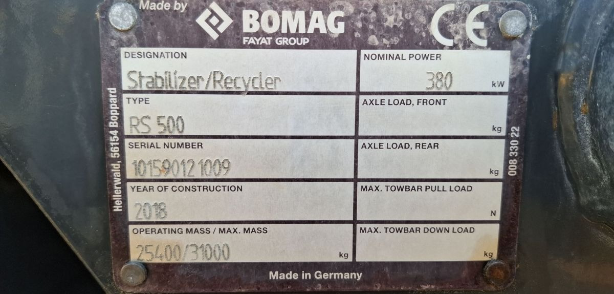 BOMAG DE RS 500 Stage IV/Tier 4f - Construcción de carreteras: foto 2 BOMAG DE RS 500 Stage IV/Tier 4f - Construcción de carreteras: foto 2
