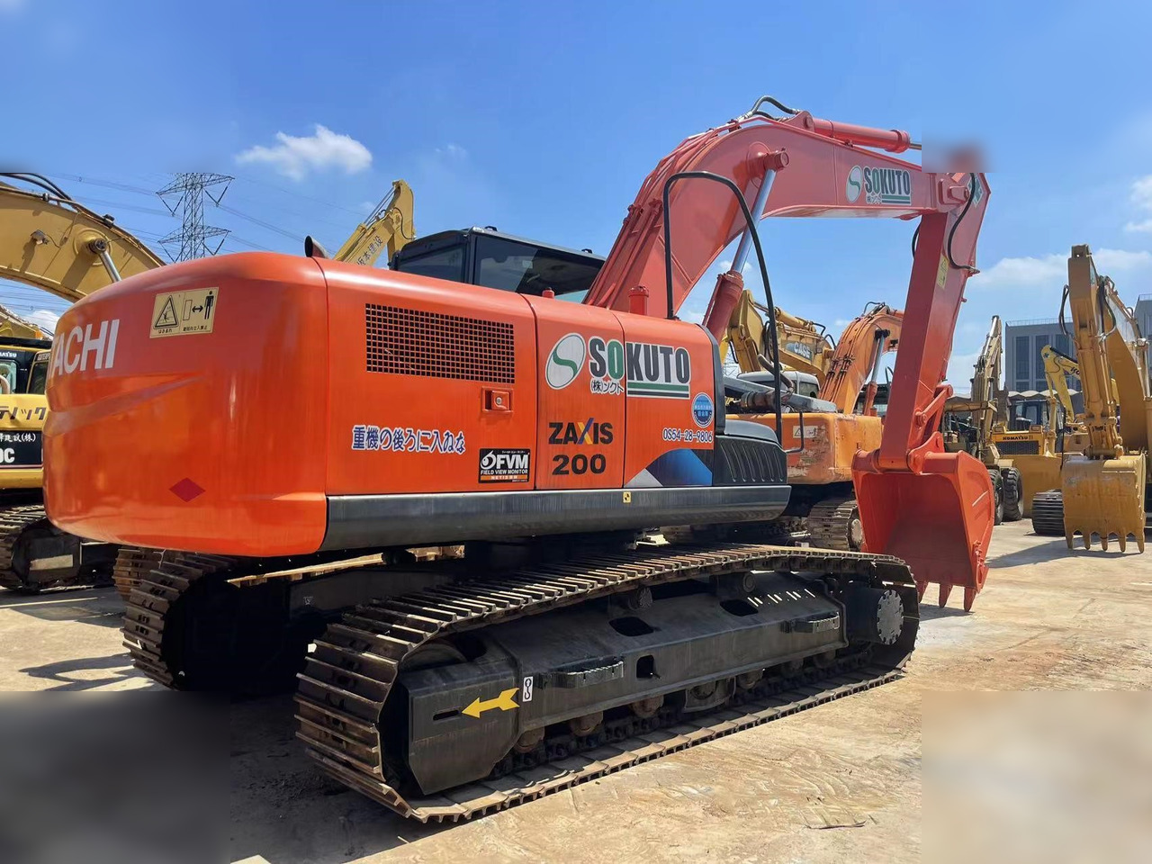 HITACHI ZX200-3G - Excavadora de cadenas: foto 2 HITACHI ZX200-3G - Excavadora de cadenas: foto 2