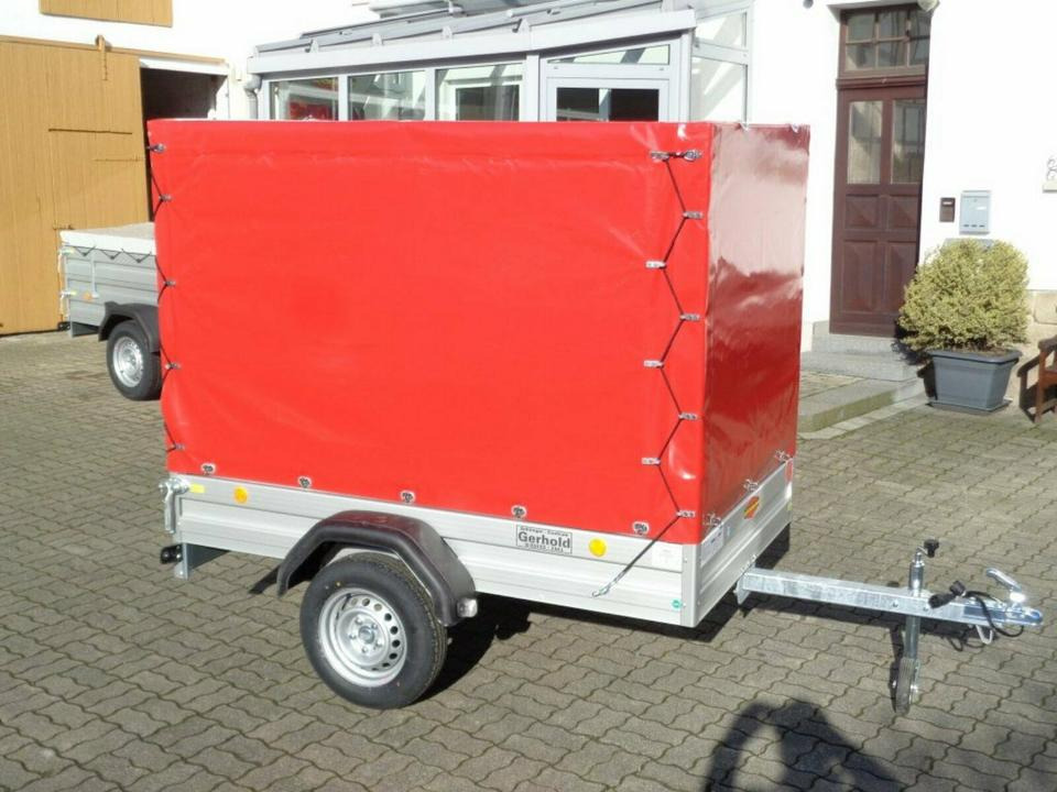 Böckmann PKW-Anhänger, 750 kg 100 km/h Plane Spriegel - Remolque de coche: foto 2 Böckmann PKW-Anhänger, 750 kg 100 km/h Plane Spriegel - Remolque de coche: foto 2