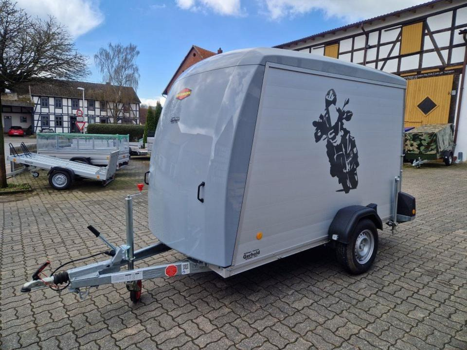 Kofferanhänger Motorradanhänger Mietanhänger Umzug Leihanhänger - Remolque para moto: foto 1 Kofferanhänger Motorradanhänger Mietanhänger Umzug Leihanhänger - Remolque para moto: foto 1