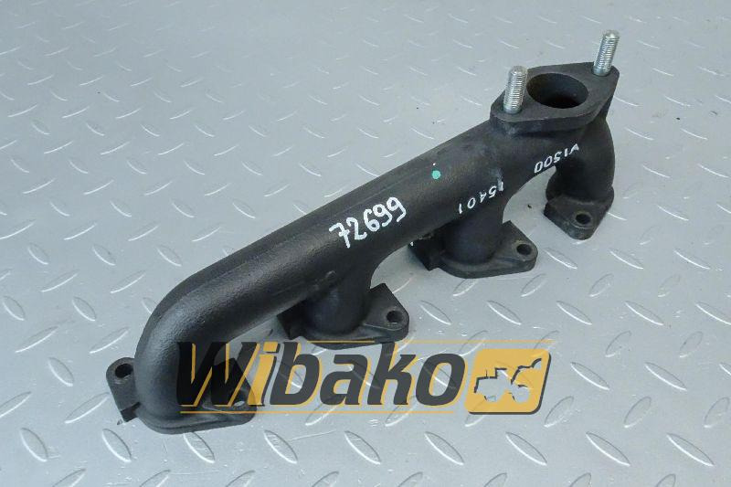 Exhaust manifold for engine Kubota V2403 15401-12310 - Colector de escape para Maquinaria de construcción: foto 1 Exhaust manifold for engine Kubota V2403 15401-12310 - Colector de escape para Maquinaria de construcción: foto 1