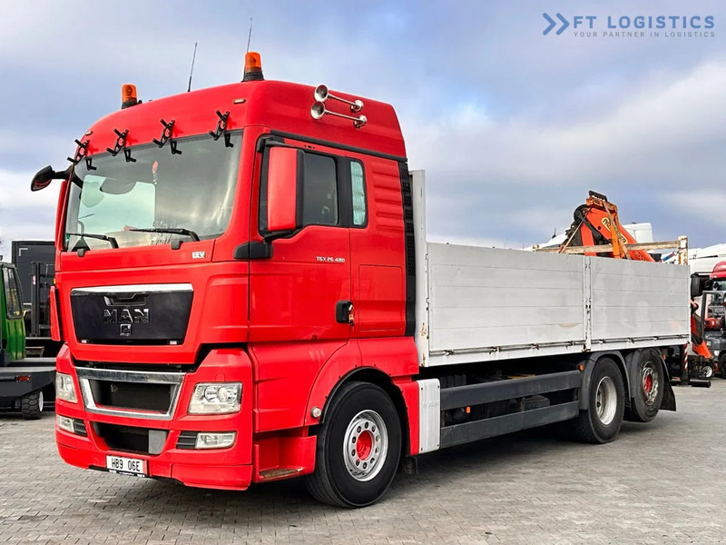 MAN TGX 26.480 Ciężarówka burtowa MAN TGX 26.480 6X2 / PALFINGER PK9002-EH B Crane / 80% Michelin - Camión grúa: foto 4 MAN TGX 26.480 Ciężarówka burtowa MAN TGX 26.480 6X2 / PALFINGER PK9002-EH B Crane / 80% Michelin - Camión grúa: foto 4