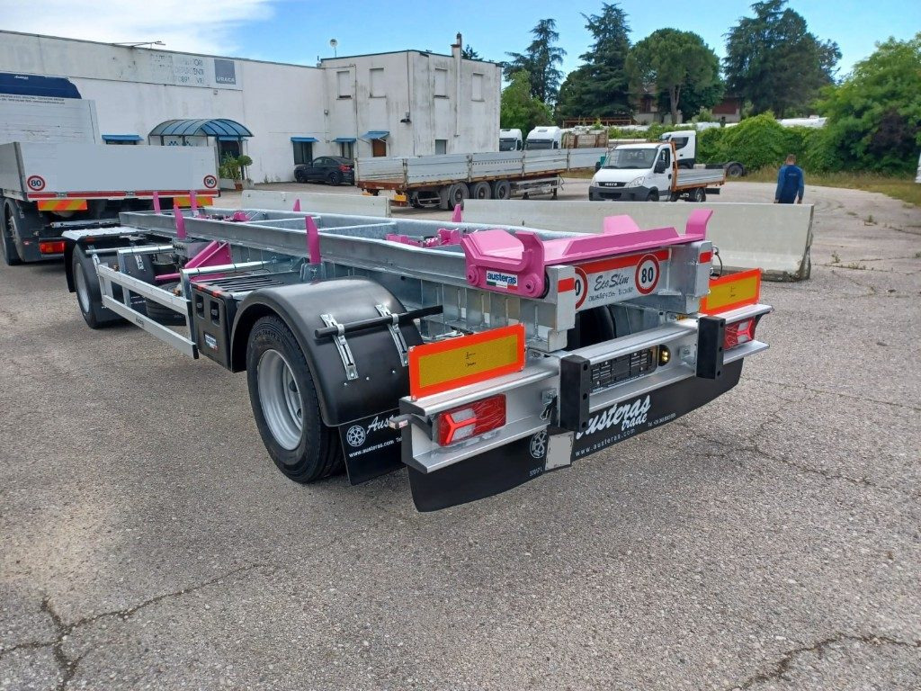 AUSTERAS RIMORCHIO ECOSLIM SCARRABILE ZINCATO - Remolque multilift/ Portacontenedores de cadenas: foto 3 AUSTERAS RIMORCHIO ECOSLIM SCARRABILE ZINCATO - Remolque multilift/ Portacontenedores de cadenas: foto 3