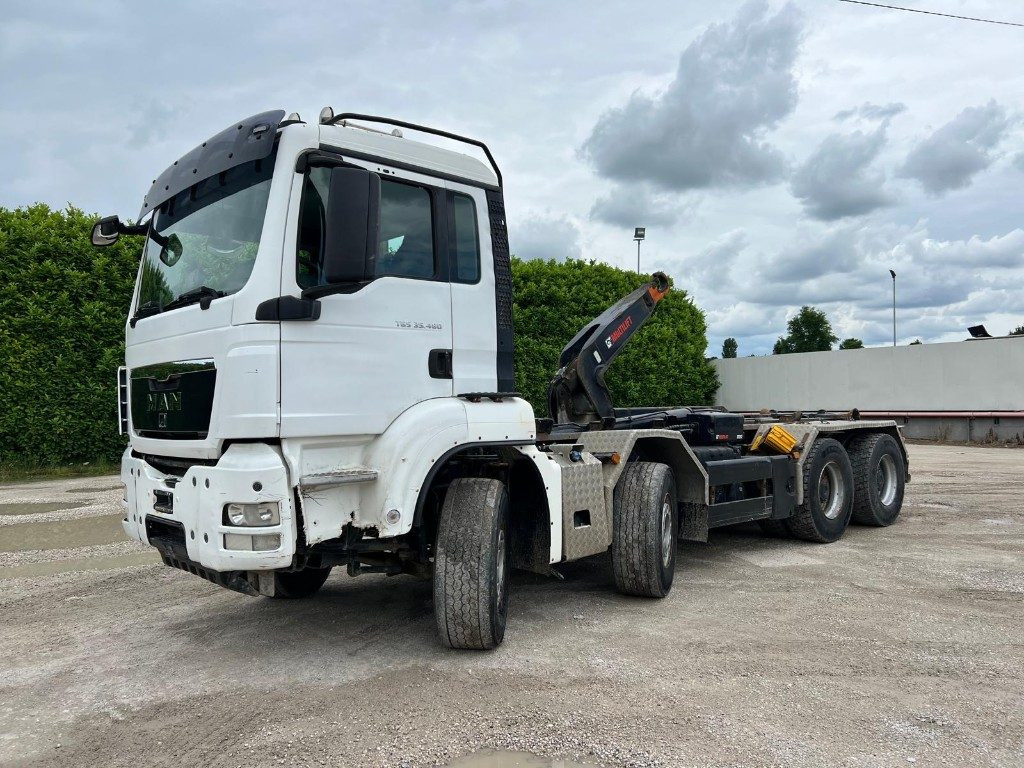 MAN TGS 35.480 USATO SCARRABILE - Camión multibasculante: foto 1 MAN TGS 35.480 USATO SCARRABILE - Camión multibasculante: foto 1