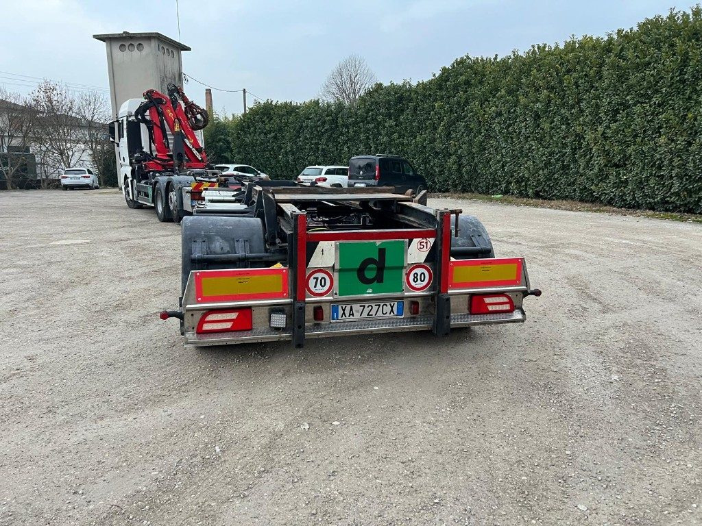 ZORZI RIMORCHIO SCARRABILE ZORZI 20R070 PNEUMATICO - Remolque multilift/ Portacontenedores de cadenas: foto 2 ZORZI RIMORCHIO SCARRABILE ZORZI 20R070 PNEUMATICO - Remolque multilift/ Portacontenedores de cadenas: foto 2