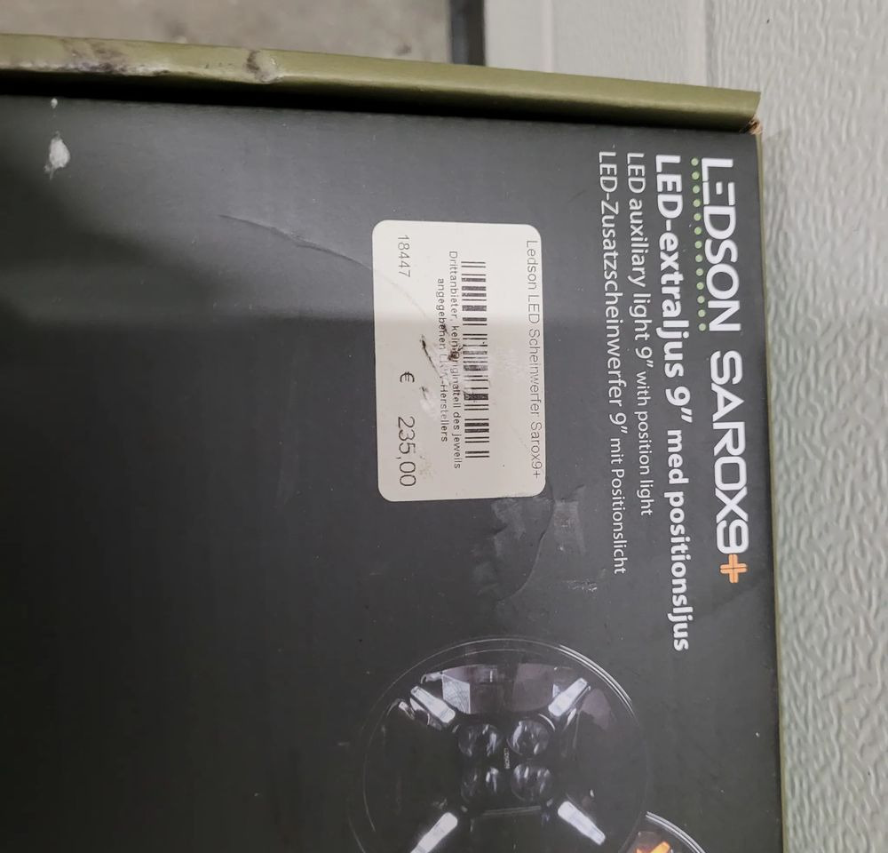 4szt. HALOGEN LEDSON SAROX9+ NOWY ORYGINAŁ CHWALIM116 - Luz/ Iluminación para Camión: foto 3 4szt. HALOGEN LEDSON SAROX9+ NOWY ORYGINAŁ CHWALIM116 - Luz/ Iluminación para Camión: foto 3