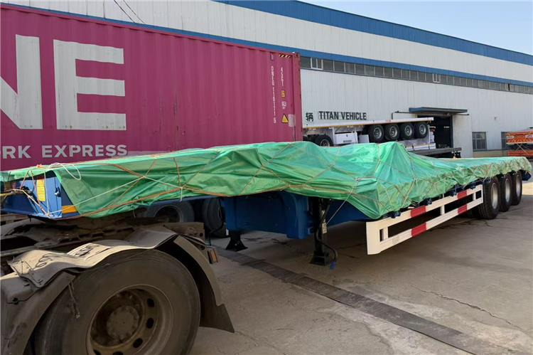TITAN 3 Axle 80 Ton Low Bed Trailer Price for Sale In Nigeria - Semirremolque góndola rebajadas: foto 4 TITAN 3 Axle 80 Ton Low Bed Trailer Price for Sale In Nigeria - Semirremolque góndola rebajadas: foto 4