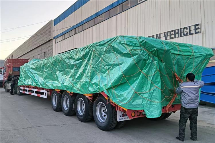 TITAN 4 Axle 100 Ton Low Bed Truck Trailer for Sale In Zambia - Semirremolque góndola rebajadas: foto 4 TITAN 4 Axle 100 Ton Low Bed Truck Trailer for Sale In Zambia - Semirremolque góndola rebajadas: foto 4