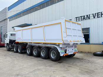 TITAN 4 Axle Container Hydraulic Dump Trailer for Sale in Zambia - Semirremolque volquete: foto 1 TITAN 4 Axle Container Hydraulic Dump Trailer for Sale in Zambia - Semirremolque volquete: foto 1