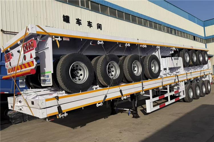 TITAN 4 Axle Flatbed Trailer for Sale In Saudi Arabia - Semirremolque plataforma/ Caja abierta: foto 3 TITAN 4 Axle Flatbed Trailer for Sale In Saudi Arabia - Semirremolque plataforma/ Caja abierta: foto 3
