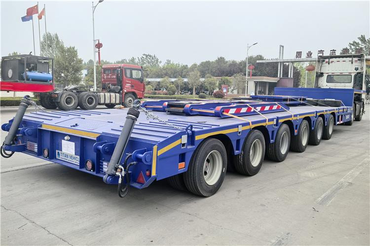TITAN 6 Axle 120 Ton Extendable Low Loader Trailer for Sale Price - Semirremolque góndola rebajadas: foto 3 TITAN 6 Axle 120 Ton Extendable Low Loader Trailer for Sale Price - Semirremolque góndola rebajadas: foto 3