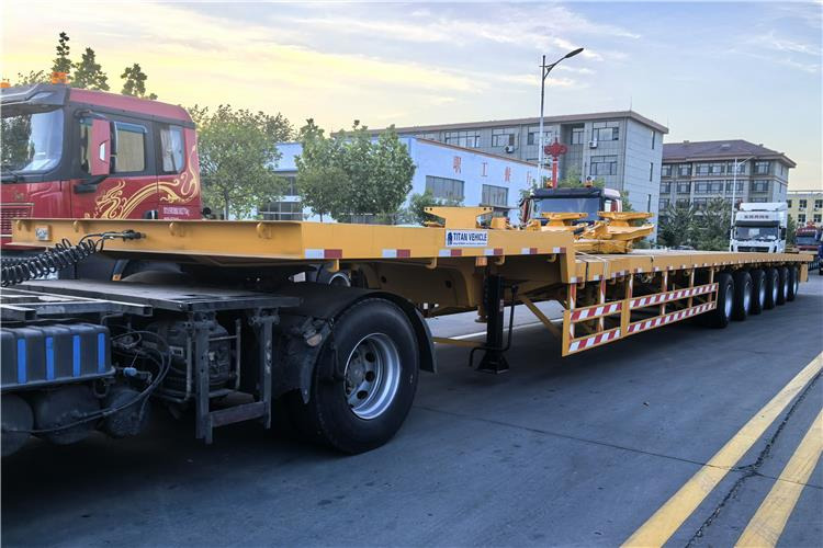 TITAN 6 Axle 62m Extendable Trailer for Sale In Ghana - Semirremolque plataforma/ Caja abierta: foto 3 TITAN 6 Axle 62m Extendable Trailer for Sale In Ghana - Semirremolque plataforma/ Caja abierta: foto 3