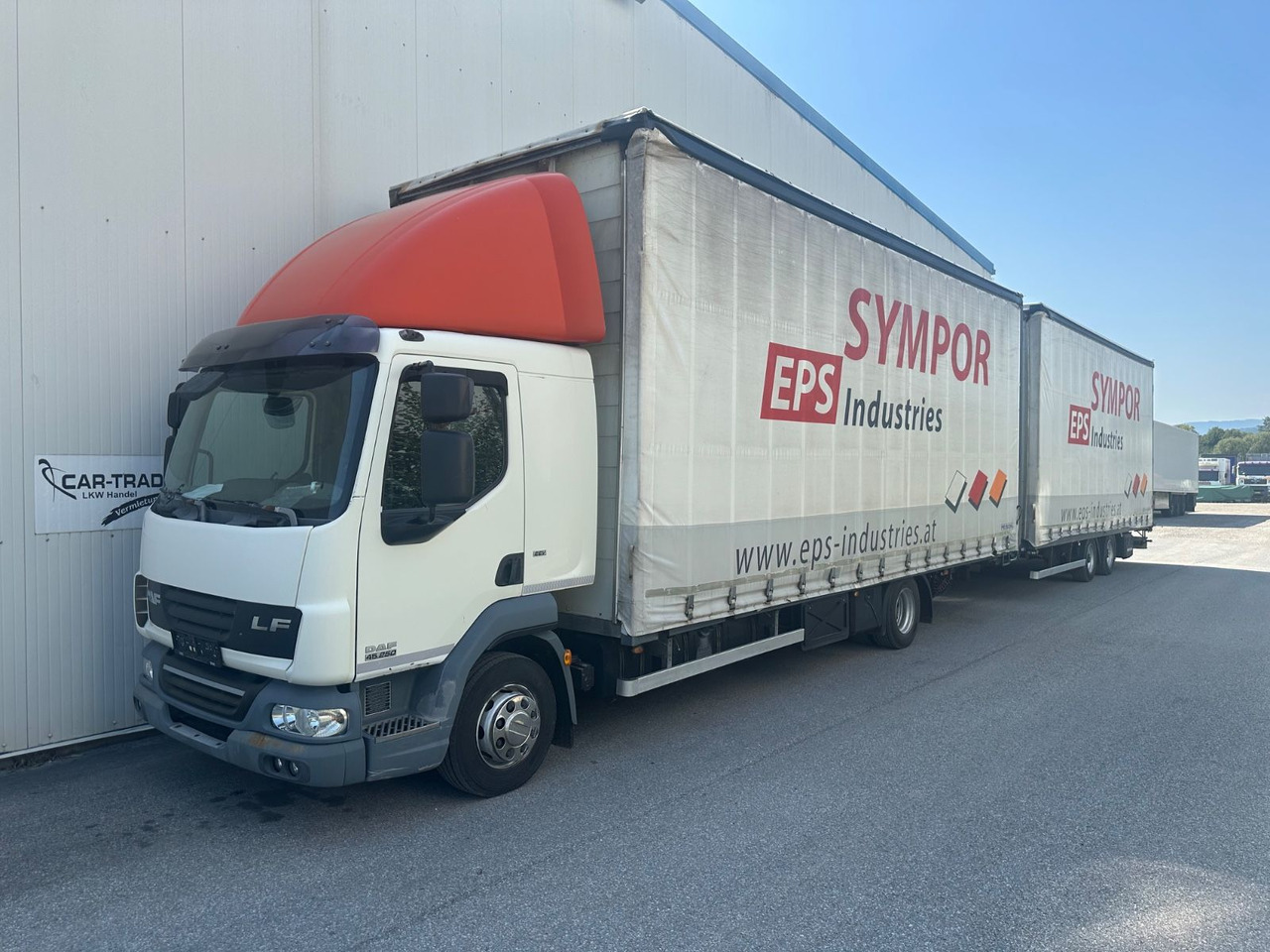 DAF LF 250 Schalter 120m° TÜV - Camión lona: foto 1 DAF LF 250 Schalter 120m° TÜV - Camión lona: foto 1