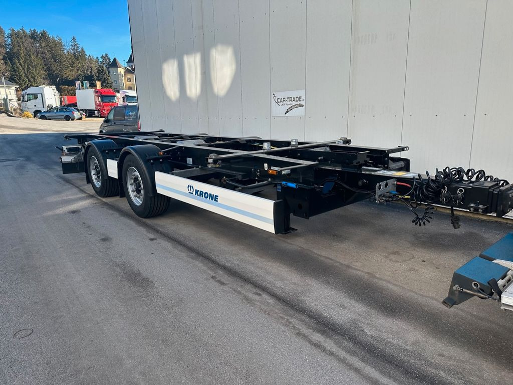 Krone ZZW 18elE10 Tadem BPW Maxi - Remolque portacontenedore/ Intercambiable: foto 2 Krone ZZW 18elE10 Tadem BPW Maxi - Remolque portacontenedore/ Intercambiable: foto 2