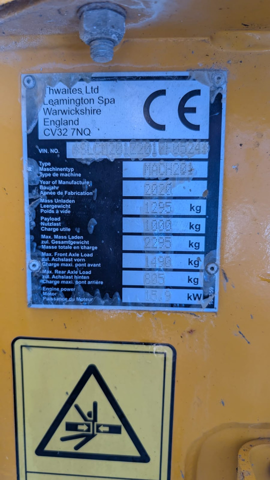 Minidumper THWAITES MACH201: foto 10