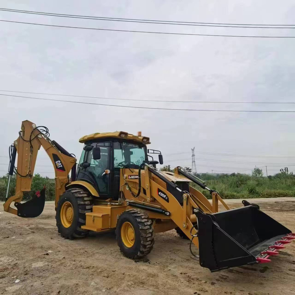 CATERPILLAR 420F backhoe loader stock new low hour jcb TLB - Retroexcavadora: foto 1 CATERPILLAR 420F backhoe loader stock new low hour jcb TLB - Retroexcavadora: foto 1