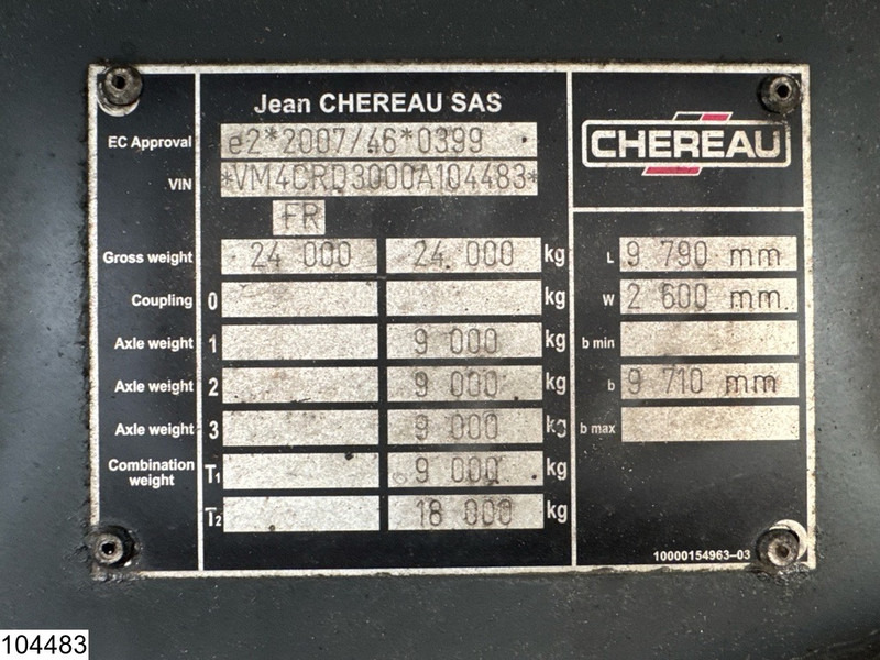 Chereau Autonoom Carrier Vector 1350 - Remolque frigorífico: foto 4 Chereau Autonoom Carrier Vector 1350 - Remolque frigorífico: foto 4