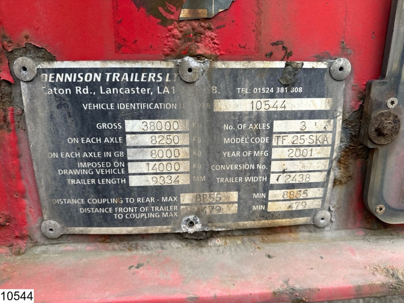 Dennison Chassis Twistlocks 20 FT - 30 FT - Semirremolque portacontenedore/ Intercambiable: foto 4 Dennison Chassis Twistlocks 20 FT - 30 FT - Semirremolque portacontenedore/ Intercambiable: foto 4